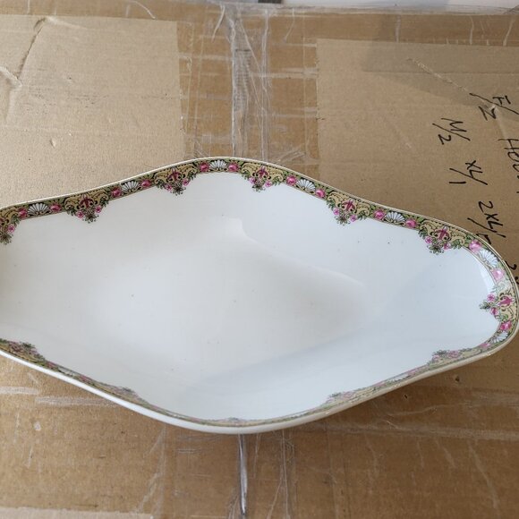 ELITE WORKS LIMOGES FRENCH PORCELAIN SERVING DISH 1891-1914 ANTIQUE GUC "BIN C" - Picture 1 of 8